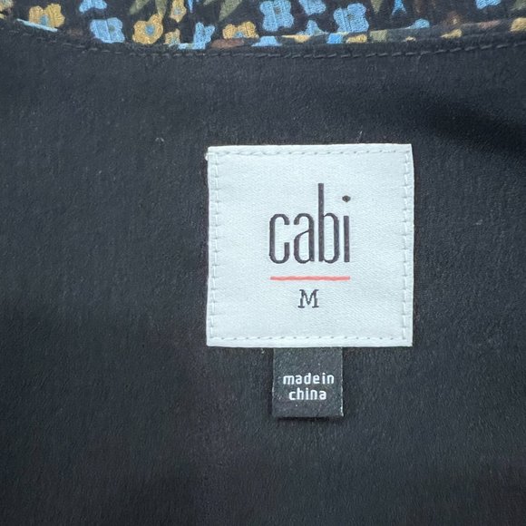 Cabi Womens Style 3648 Poise Bell Sleeve Dress Blue Floral Size M - Picture 7 of 7